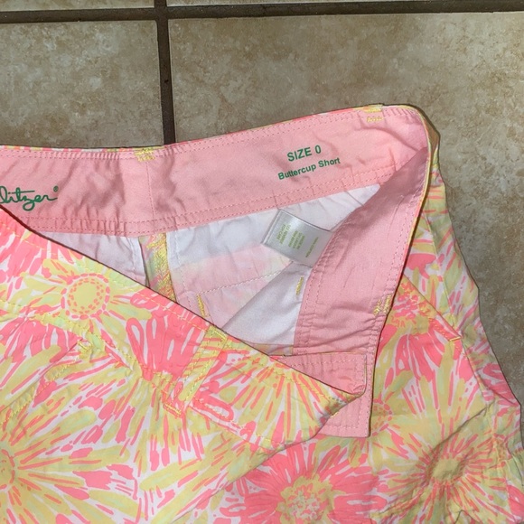 Lilly Pulitzer Buttercup Shorts Sunkissed Glow - Picture 4 of 6